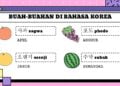 Buah-Buahan Dalam Bahasa Korea 5 Buah-Buahan Dalam Bahasa Korea