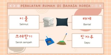 Kosa Kata Korea Peralatan Rumah Tangga